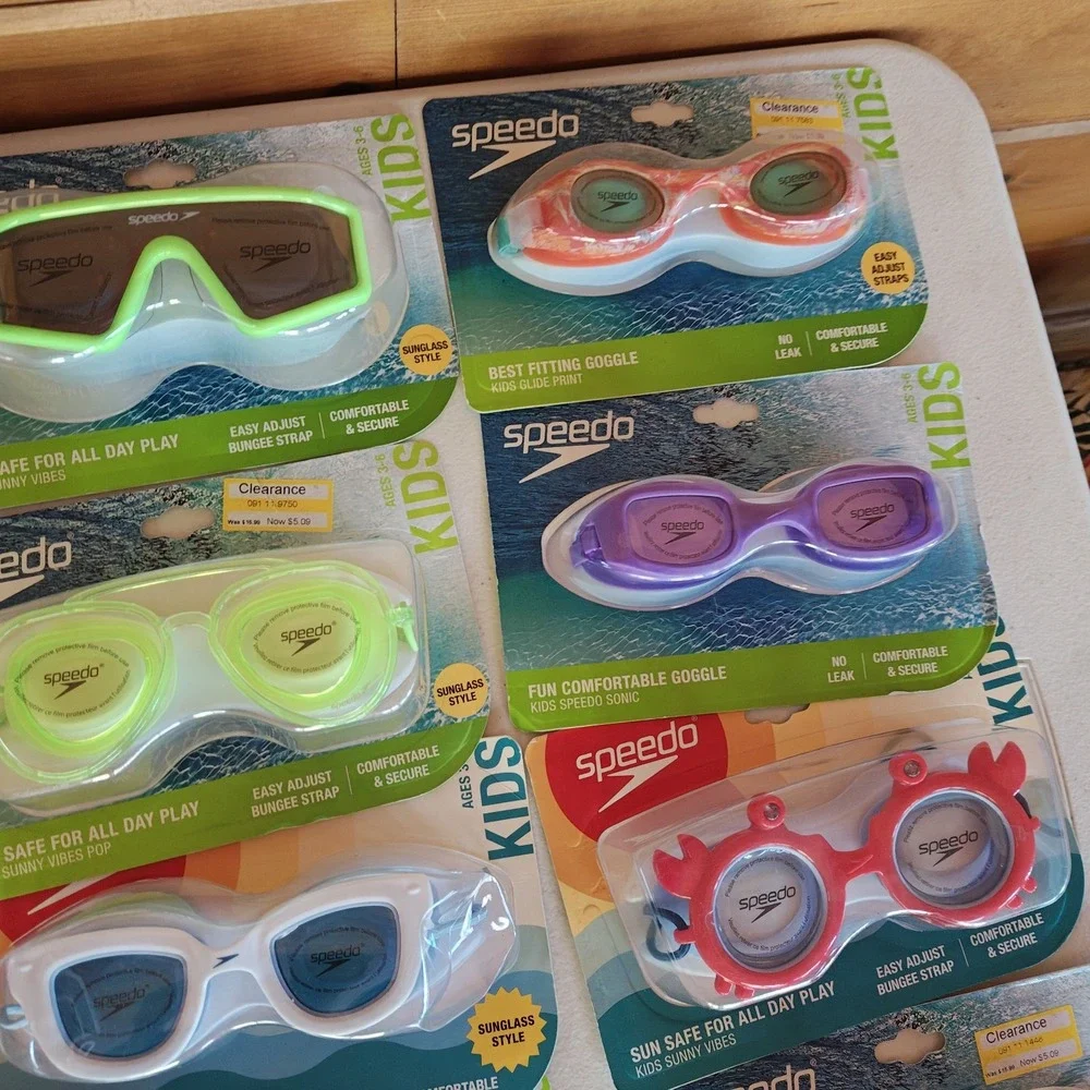 Lot of 22 Sealed Speedo Kids Goggles Sz 3-6 Favors Birthday No Duplicates‎ B3